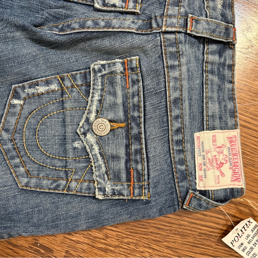 True Religion Dark Blue Denim Jeans